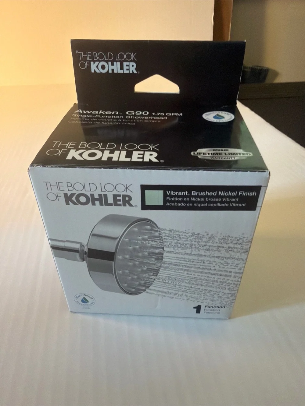 Awaken Brushed Nickel Showerhead - Vibrant Nickel
